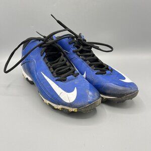 Nike Alpha Shark 2 #719952-410 US Men's 7 Baseball Football Cleats Blue Black